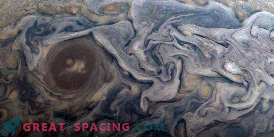 Verbazingwekkende Jupiter marmerwolken