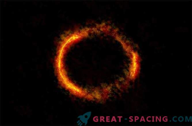 ALMA legt het verbluffende beeld van de ring van Einstein vast.