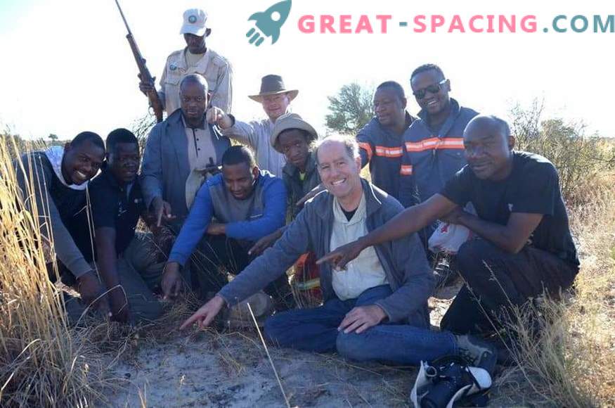 Fragment van impact-asteroïde gevonden in Botswana