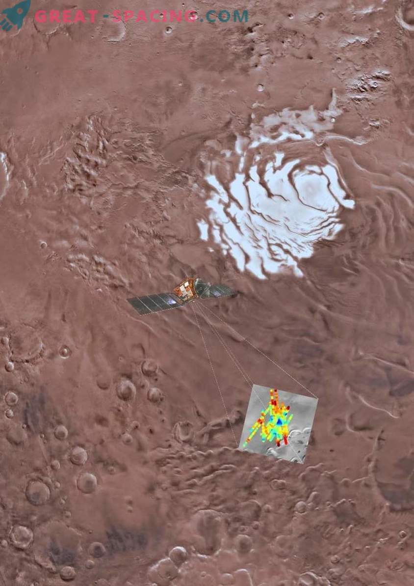 Wat is verborgen onder de zuidpool van Mars