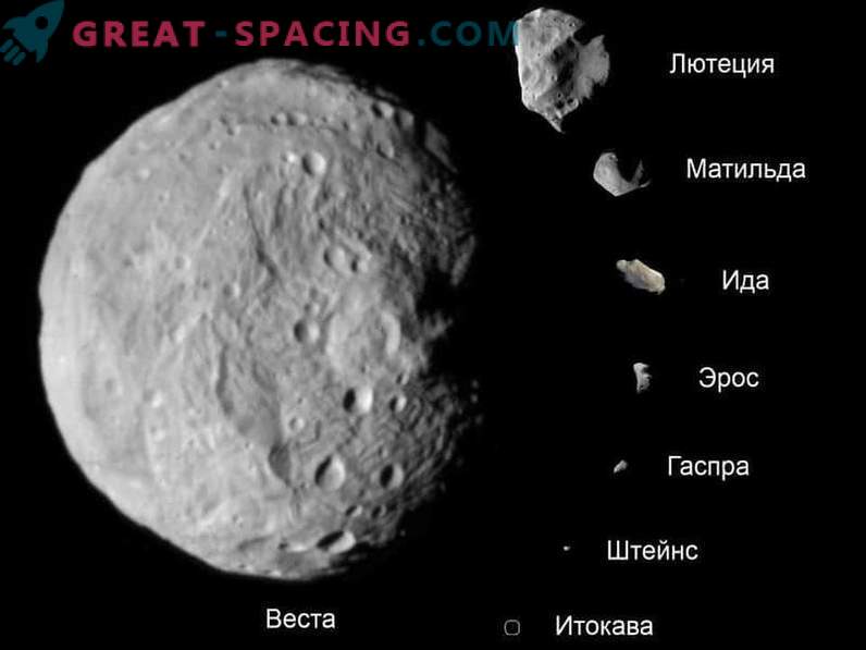 Vesta is de grootste en helderste asteroïde van het zonnestelsel