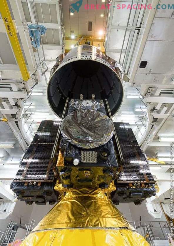 Galileo-satellieten bereiden zich voor om dinsdag te lanceren.