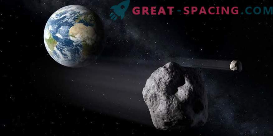 Twee satellieten op de asteroïde Florence