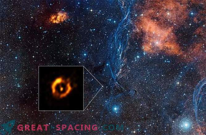 Star 'rings of death' kunnen een teken zijn van de geboorte van kinderplaneten
