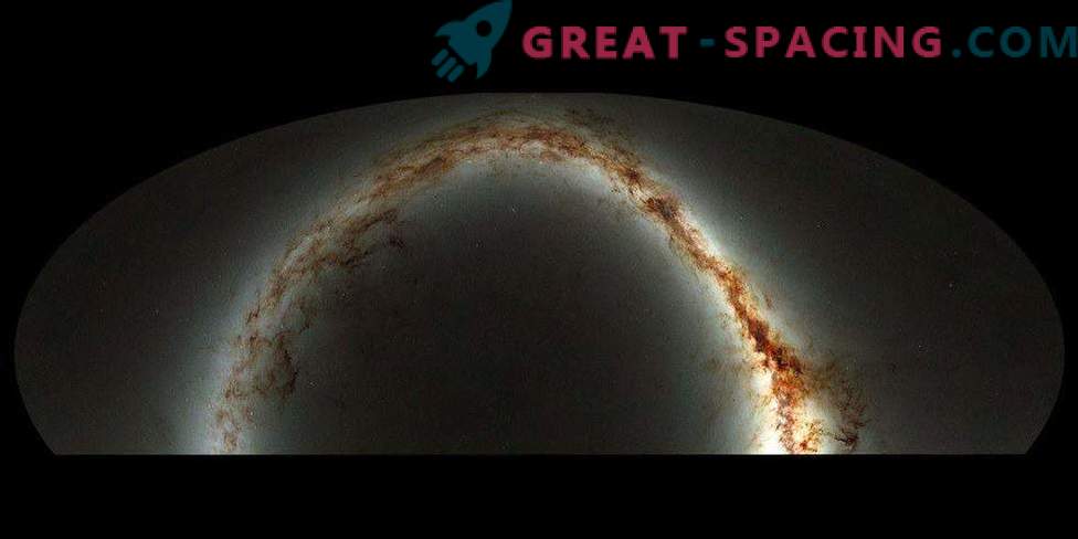 Video van het kosmisch stof van de Melkweg in 3D