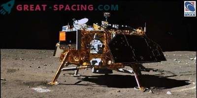 Op de landingsplaats van de Chinese sonde op de maan verscheen de naam