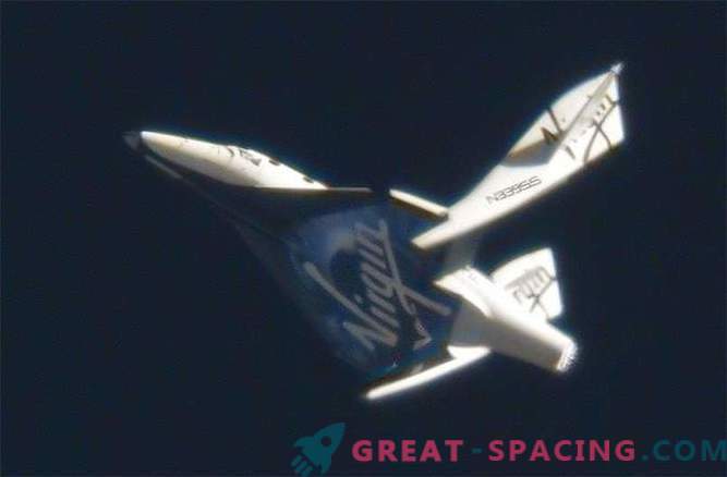 SpaceShipTwee raketmotor was niet de oorzaak van het ongeluk