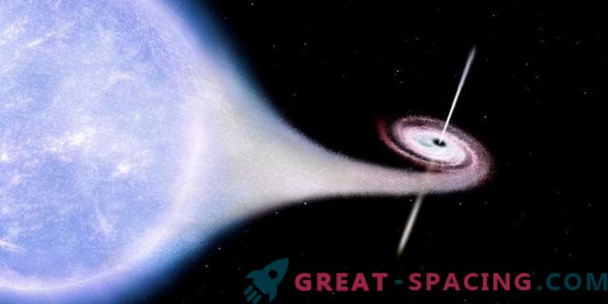 X-ray review legt ongekende materie rond een zwart gat