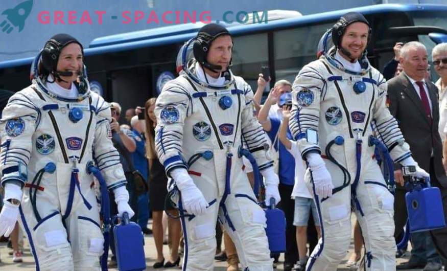 Astronauten keerden terug van het ISS naar de aarde