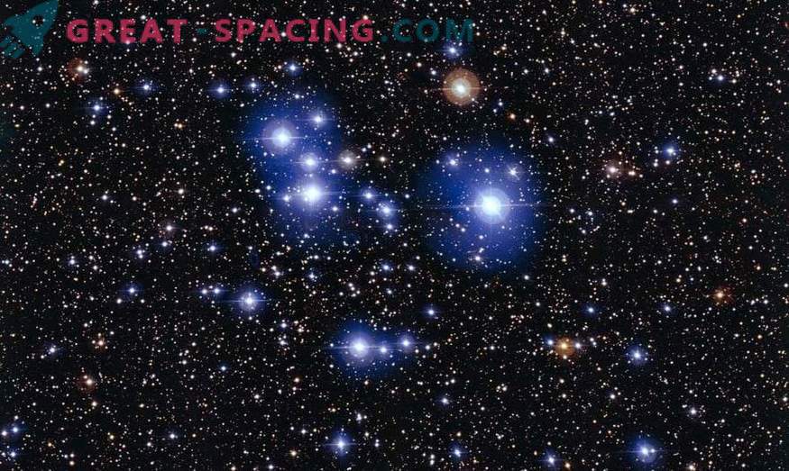 Splash van pasgeboren sterren in jonge clusters