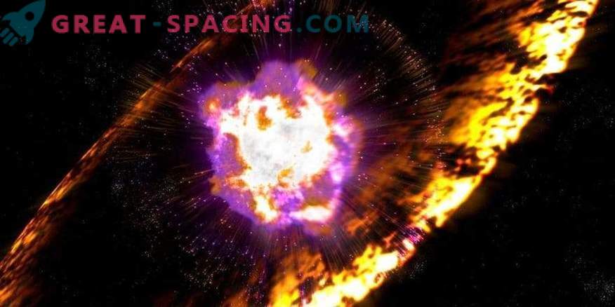 Astronomen hebben eerst een supernova-explosie in detail vastgelegd.