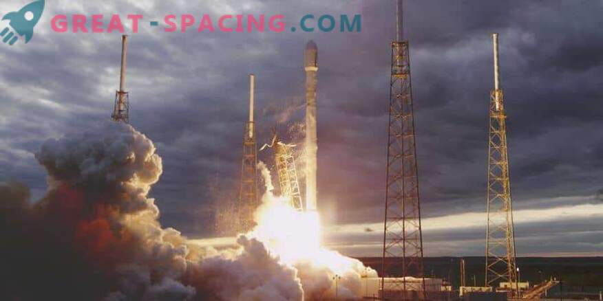 Slecht weer heeft niet verhinderd dat SpaceX een satelliet