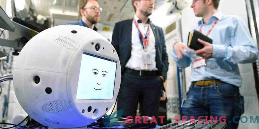Een robot met AI is van plan om ruimte