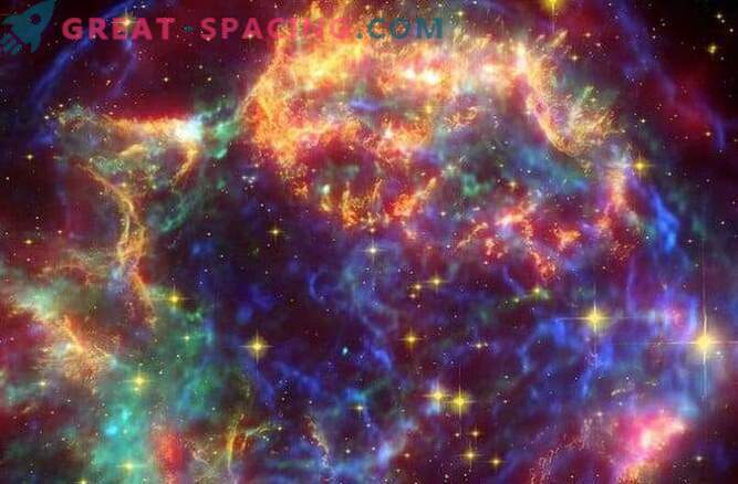 De verbluffende supernova heeft een gasvel