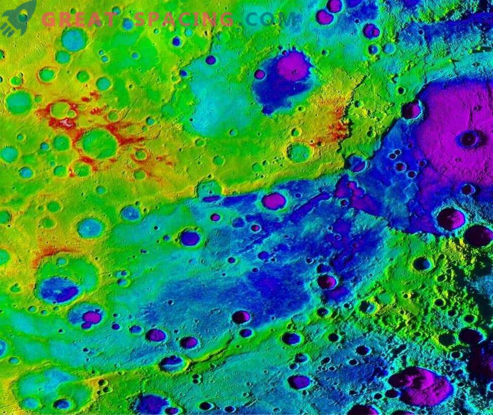 Een vreemd landschap laat zien dat Mercurius geen 