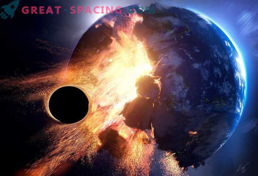Kan de aarde een zwart gat worden